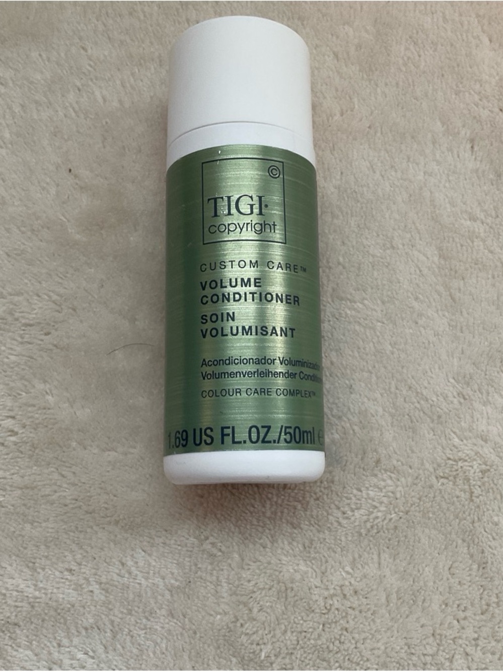 Hair care product bottle